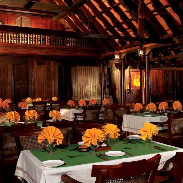 Garden dining area